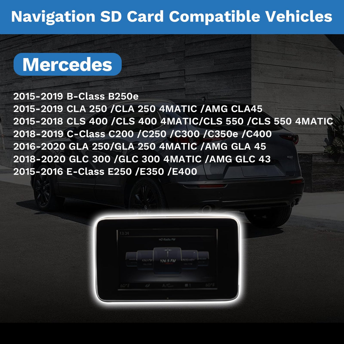 Forccord navigation SD card CLS-550 compatibility expands city coverage in US and Canada