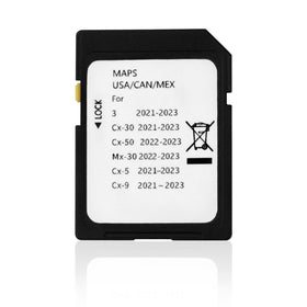 Forccord TD2K-66-EZ1 navigation SD card front view with updated maps