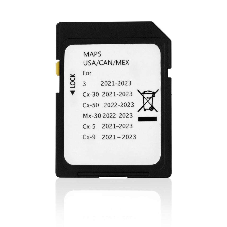 Forccord TD2K-66-EZ1 navigation SD card front view with updated maps