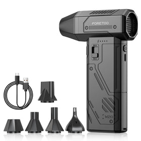 FORETOO front view showing compact body and controls for portable cleaning