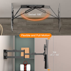 FORGING MOUNT fits 16-24 stud spacing for versatile wall mounting.