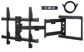 FORGING MOUNT long-arm TV mount with 30-inch extension offering flexible viewing angles
