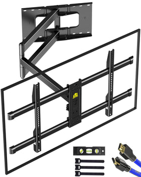 FORGING MOUNT long arm TV mount with 43-inch extension for versatile viewing.