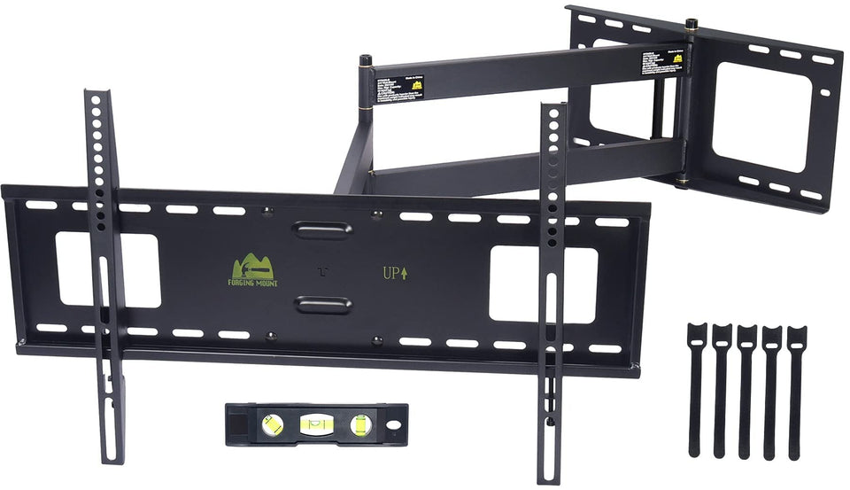 FORGING MOUNT long-extension TV mount offers flexible viewing with full motion.