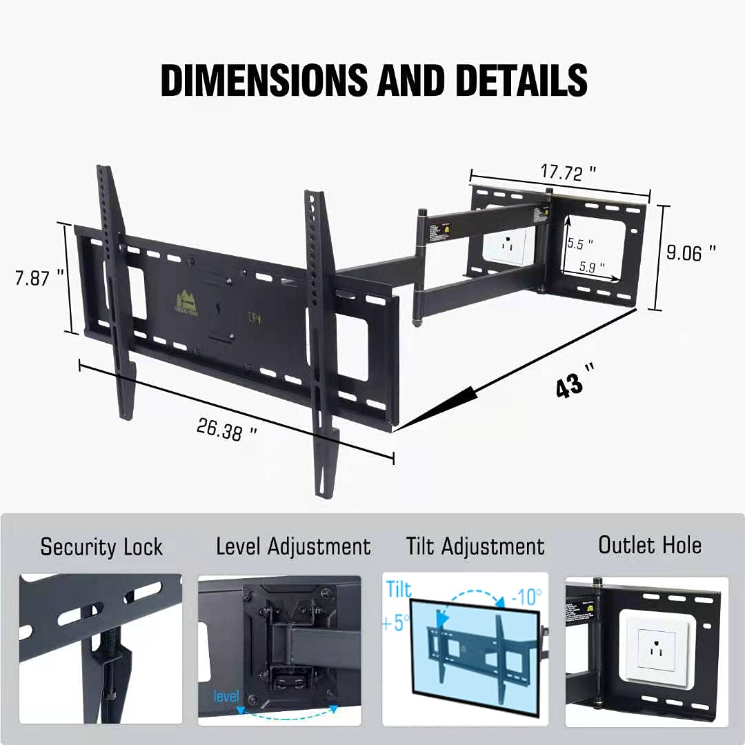 FORGING MOUNT features a low-profile design close to the wall.
