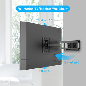 FORGING MOUNT side view with 25.6 inch arm extended demonstrating reach and flexibility