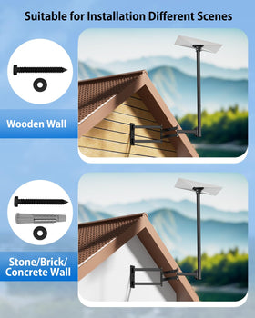 Forging Mount Starlink Gen 3 wall mount swivels 180 degrees for left or right adjustments.