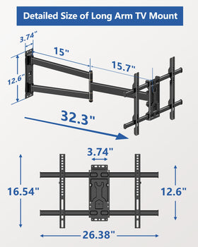 FORGING MOUNT VESA plate and hardware demonstrating broad TV compatibility