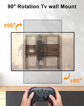 FORGING MOUNT corner TV wall mount demonstrates a slim profile ideal for space-saving corners.
