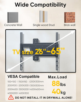 FORGING MOUNT vertical portrait mode suitable for retail menu boards and digital signage.