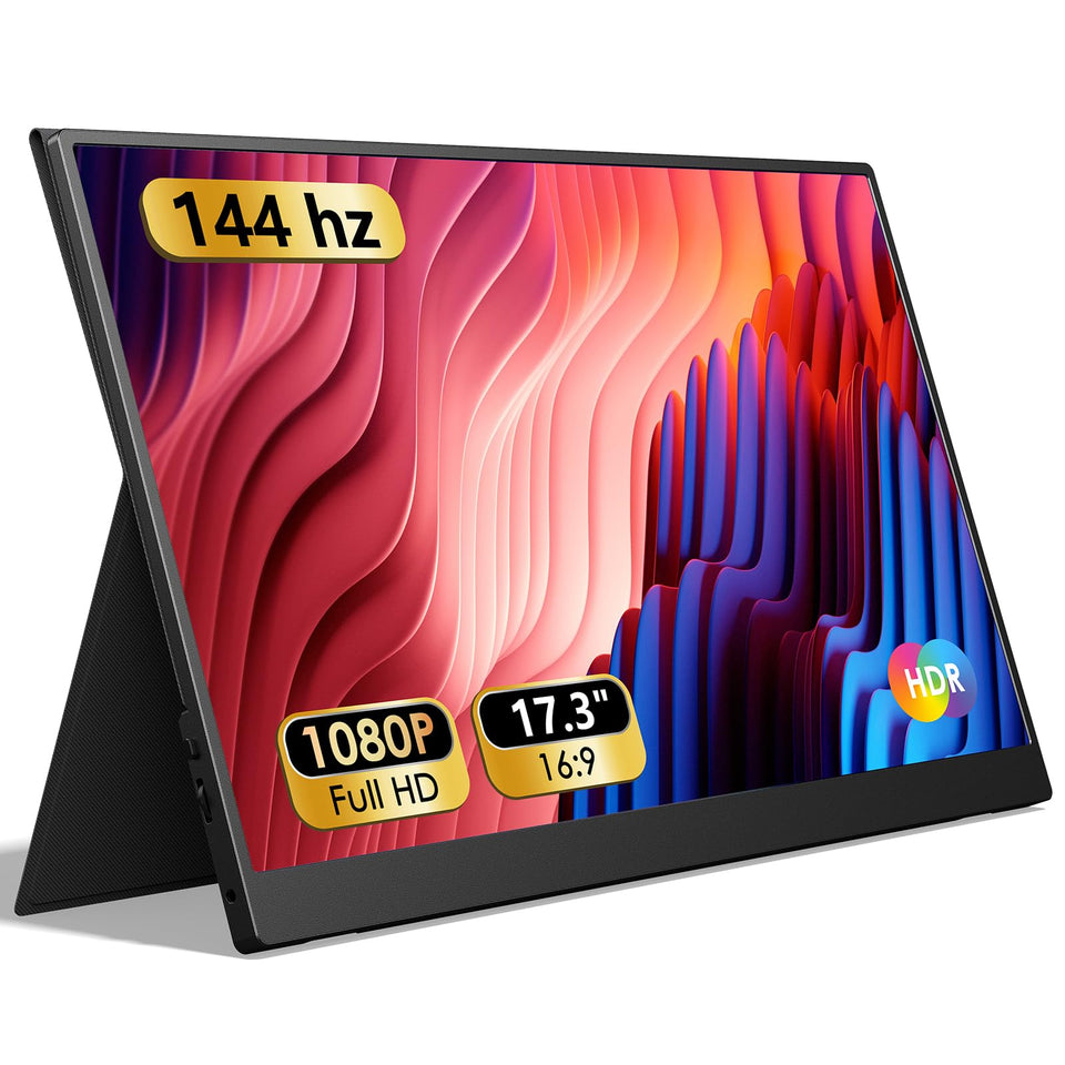 ForHelp 17.3-inch monitor with narrow edge for immersive 1080p on the go