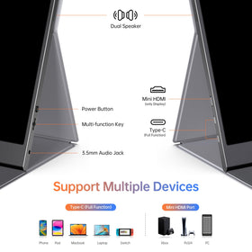ForHelp smart cover folded as stand showing protected screen and viewing angles