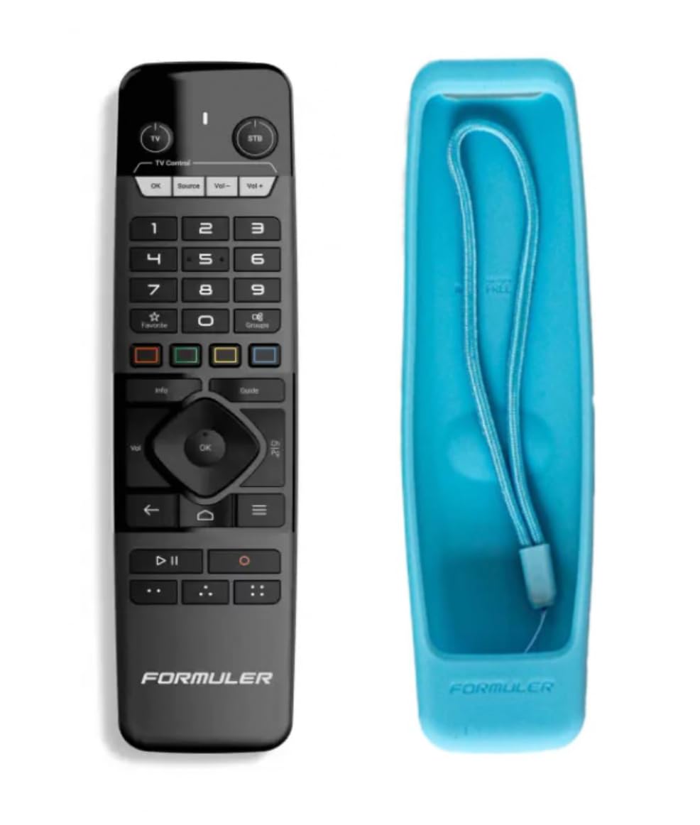 Formuler IR remote for Z7+5G shows compact ergonomic design for quick control