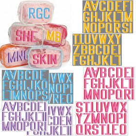 ForraFun vinyl letter stickers with 3D color for versatile surface labeling