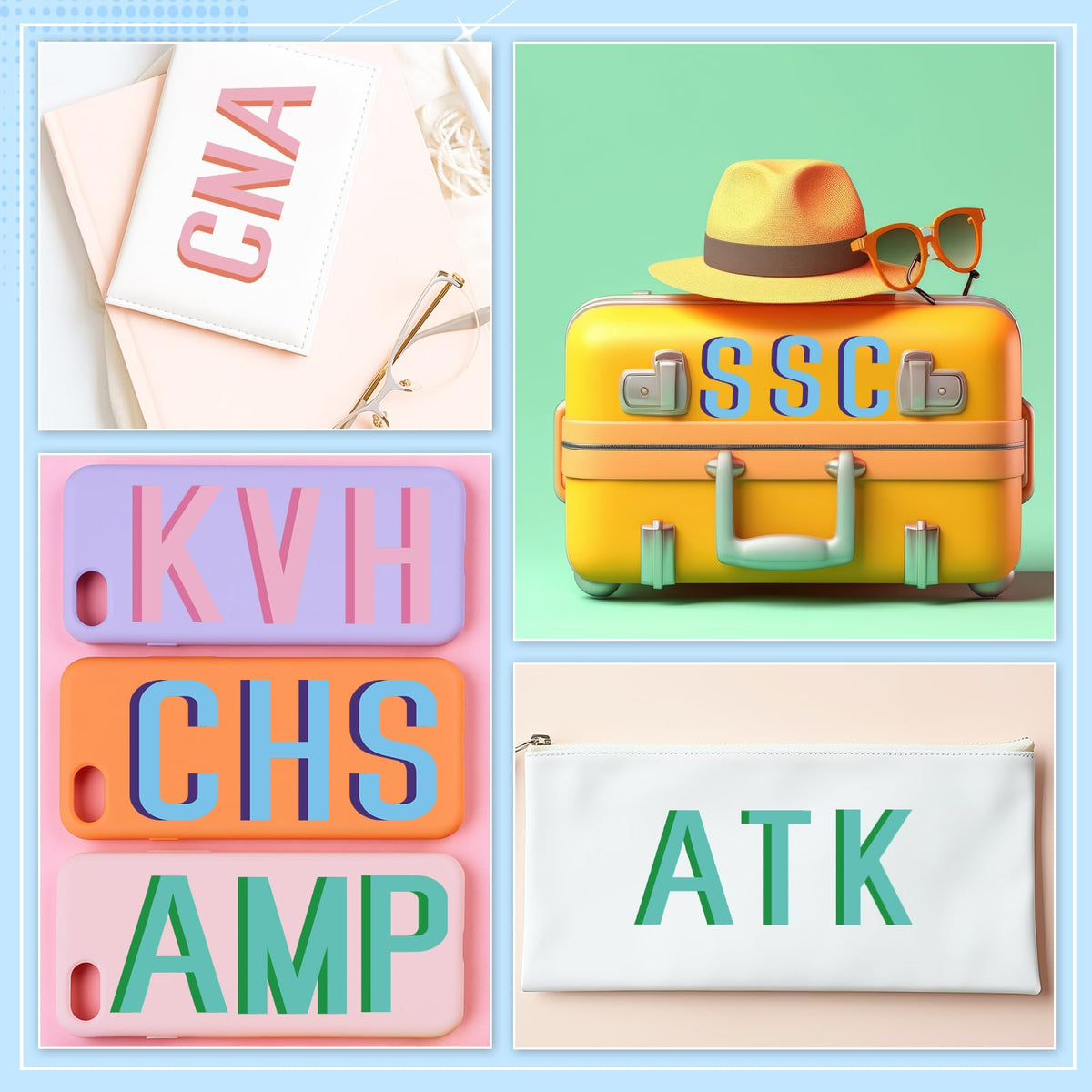ForraFun versatile decals for water bottles, laptops, cars, and luggage