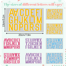 ForraFun shadow monogram stickers add depth and bold color to personal items