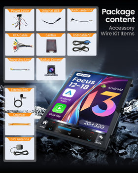 Fortdows 10.4-inch touch screen improves visibility and control.