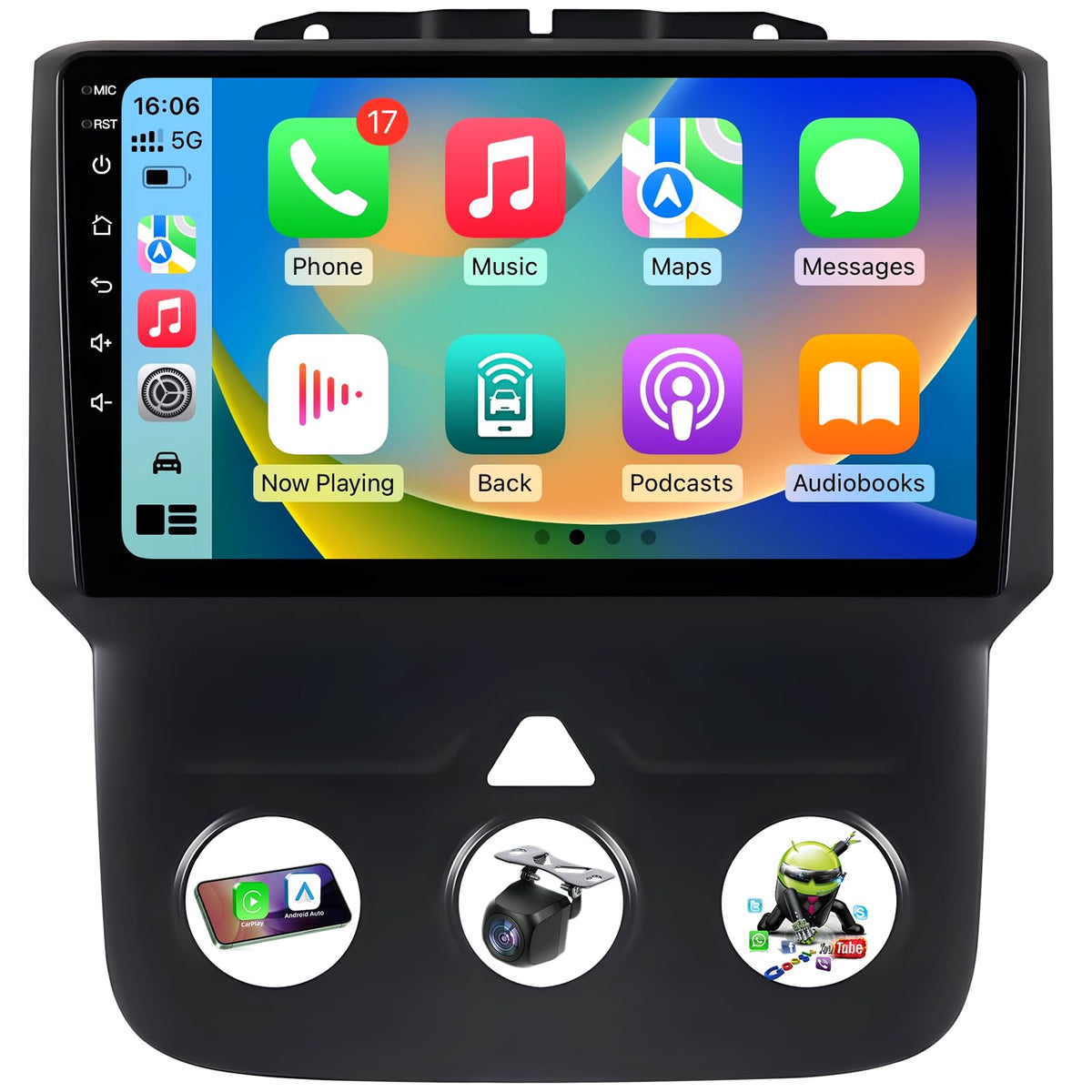 Fortdows front panel showing 9-inch touchscreen and easy controls, improved usability