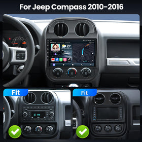 Fortdows Jeep Compass/Patriot fit radio frame for easy installation