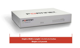 Fortinet FortiGate 60F rack-mount ready for clean data-center installation.