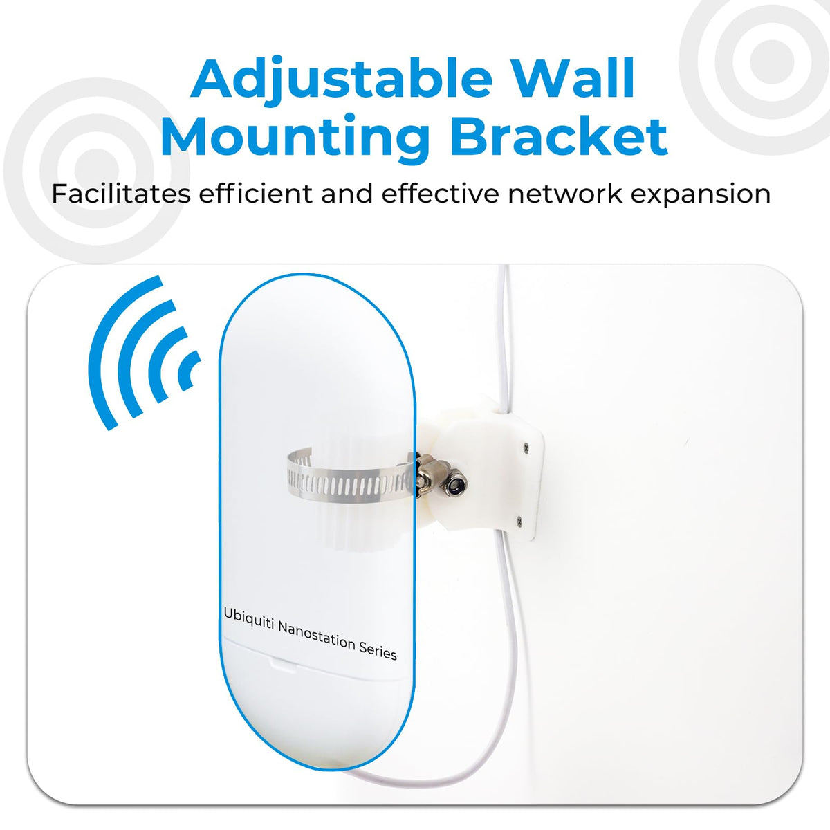 Foruly wall mount bracket NSM5 provides UV-resistant durability for long-term outdoor use
