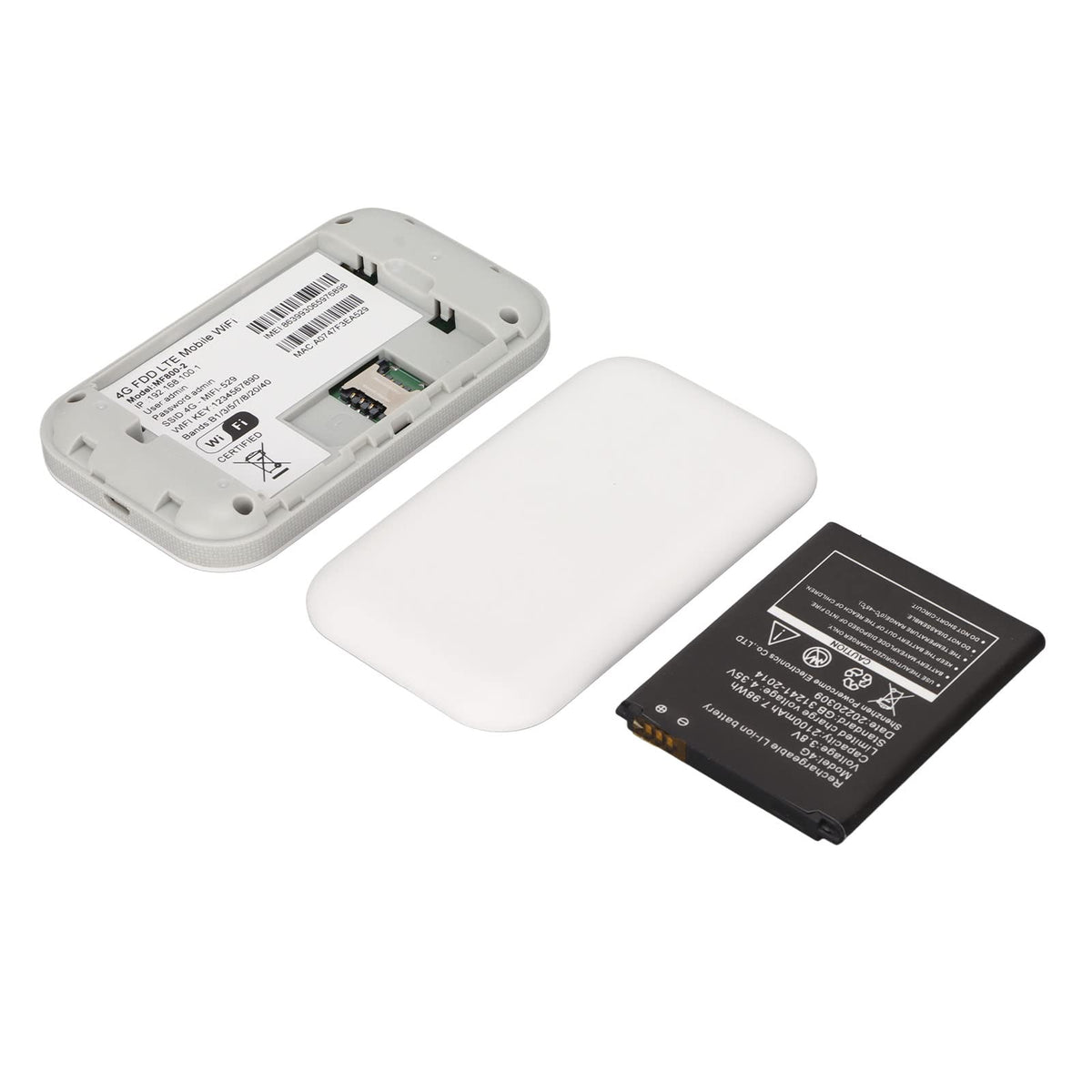 FOSA 4G LTE hotspot compact design, ideal for pocket-friendly travel.