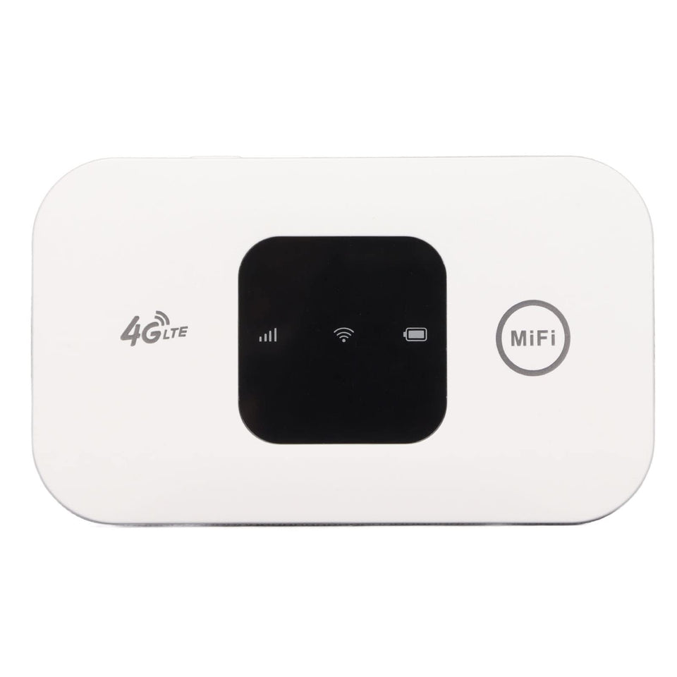 FOSA 4G LTE hotspot front view, compact travel router for on-the-go connectivity.