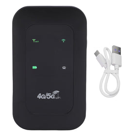 FOSA portable WiFi in use at a café illustrating reliable on-the-go connectivity.