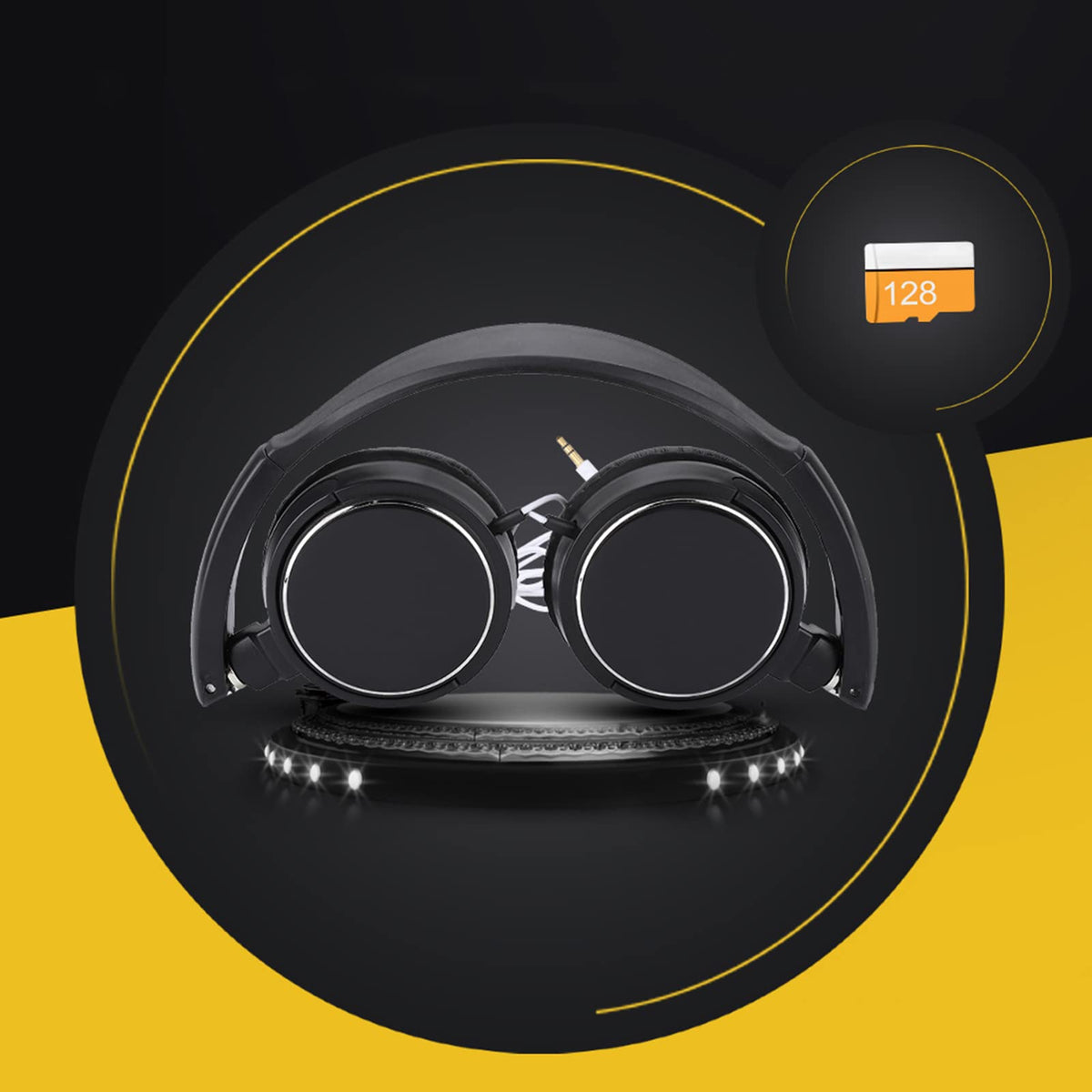 FOSA TF card slot and controls showing standalone music playback option