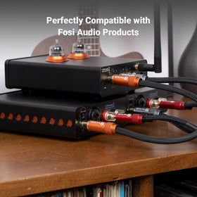 Versatile compatibility with amplifiers, preamps, turntables, and active speakers.