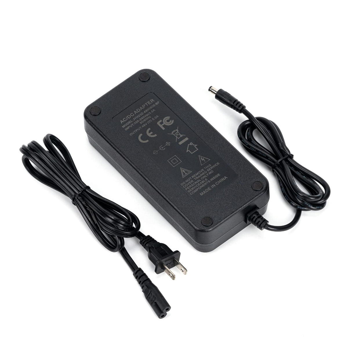 Fosi Audio 48V 5A power adapter front view for reliable home audio setups