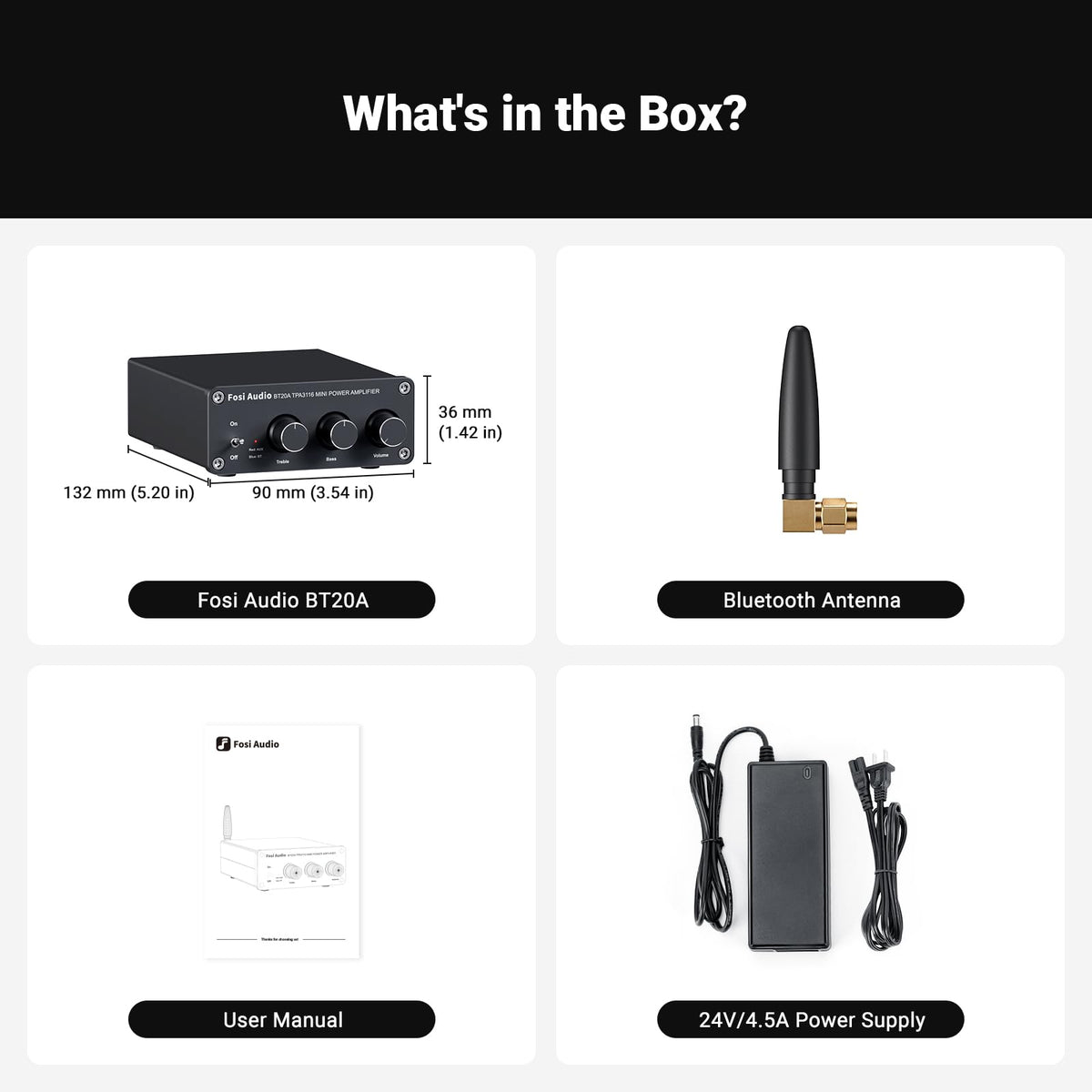 Fosi Audio BT20A paired with bookshelf speakers for balanced room listening