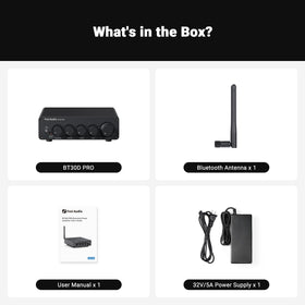 Desktop-friendly BT30D Pro amplifier fits compact listening spaces