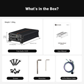 Fosi Audio CA30 durable auto-grade components built for long-term use