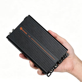 Fosi Audio CA30 front panel view showing compact design for easy car installation