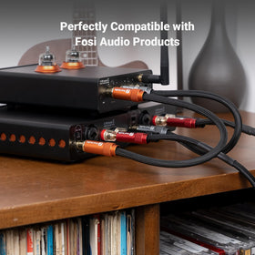 Fosi Audio cable in use on a desk setup keeping components tidy