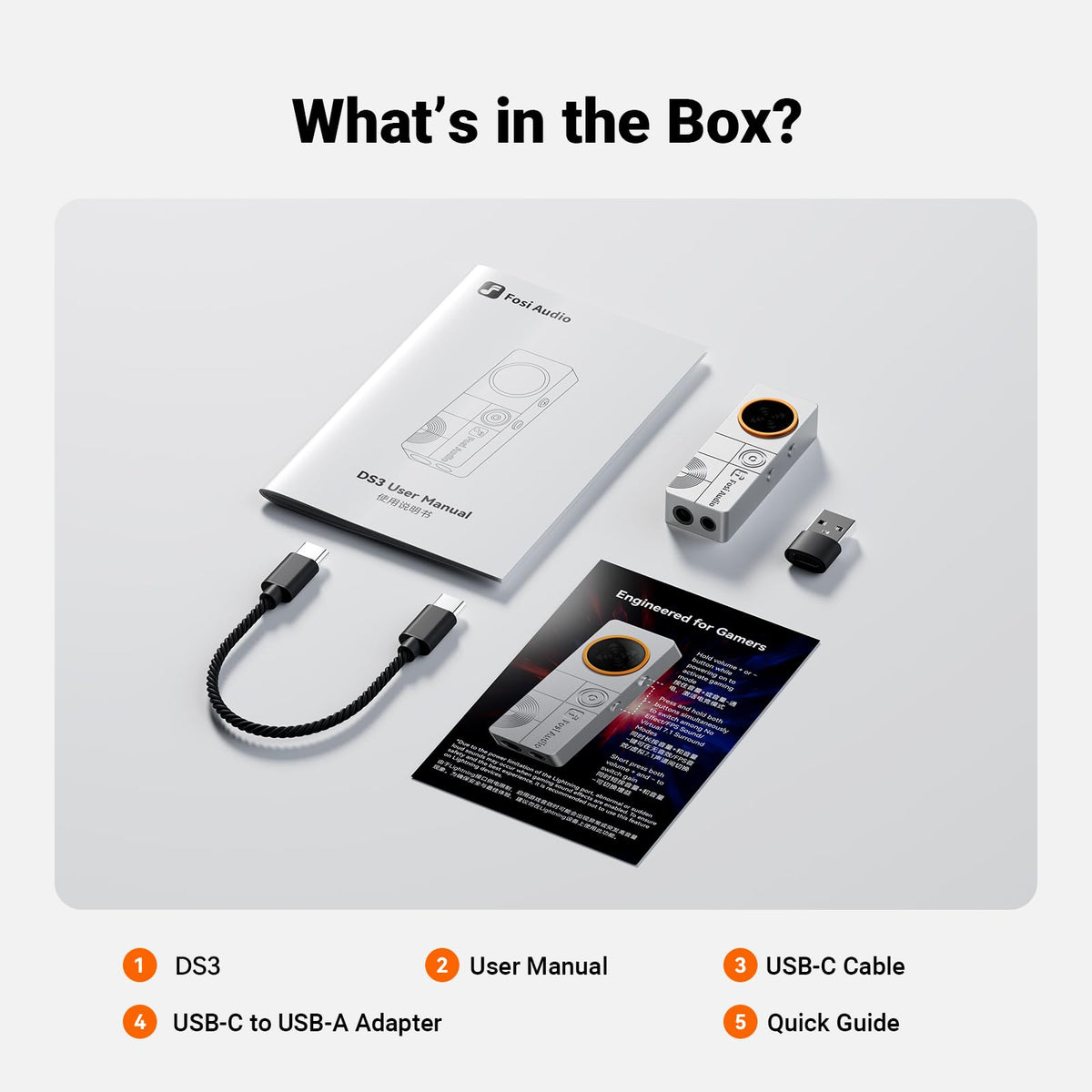 DS3 in-use with headphones for immersive listening