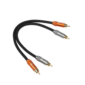 Fosi Audio front view cable connector showing secure fit and durability