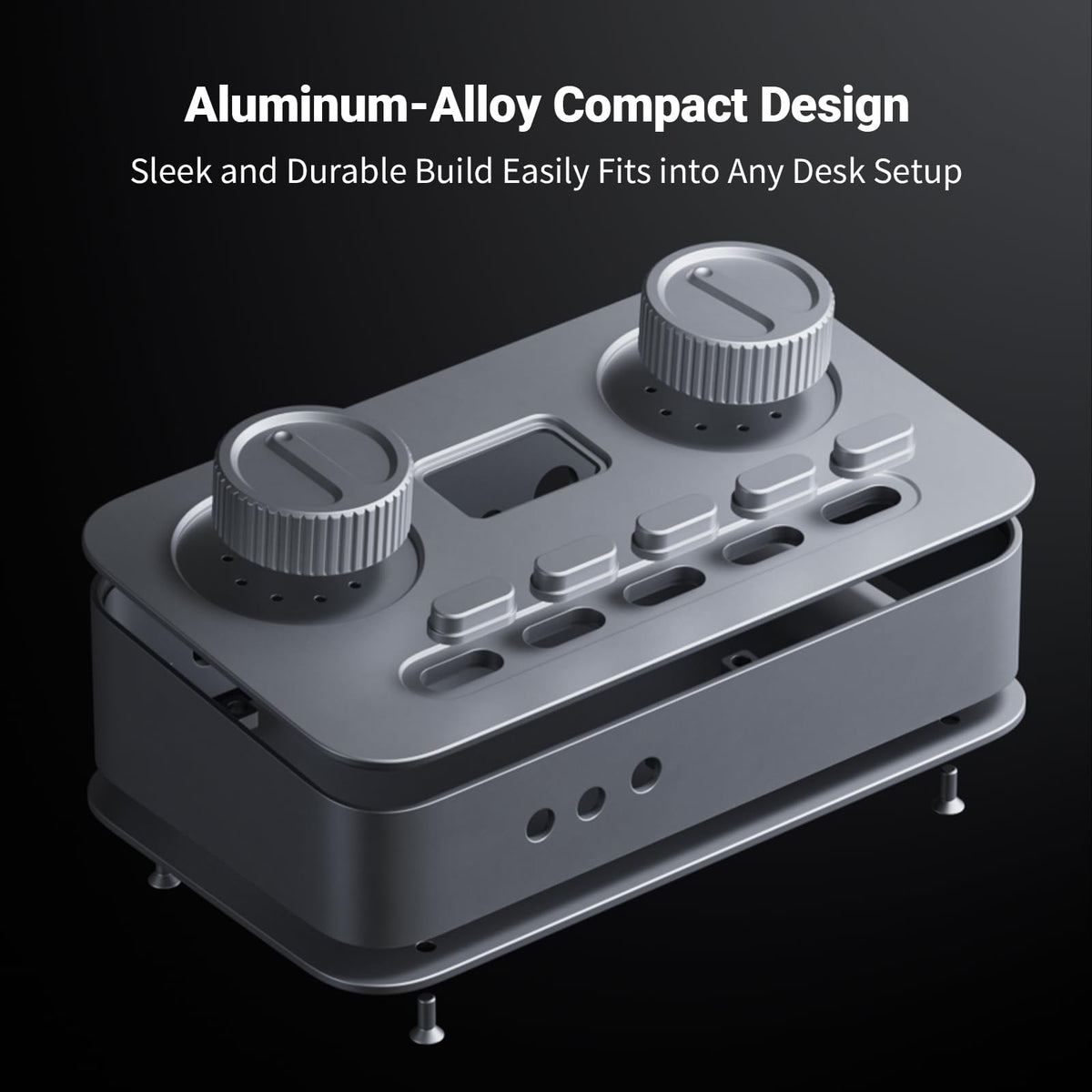 Fosi Audio K7 durable aluminum build with EMI shielding for longevity.