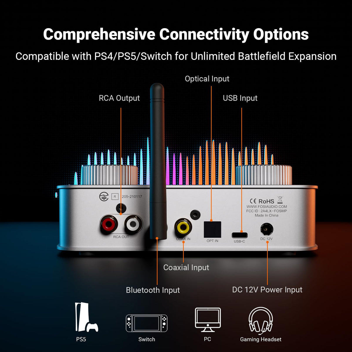 K7 microphone input supports quick voice chat setups