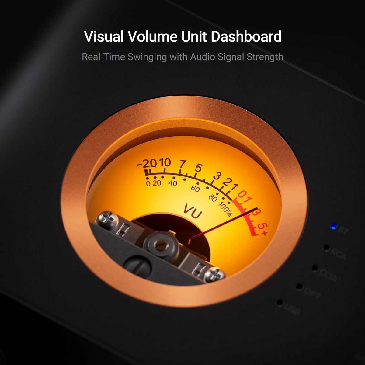 MC351 USB input port for high‑quality digital audio decoding.