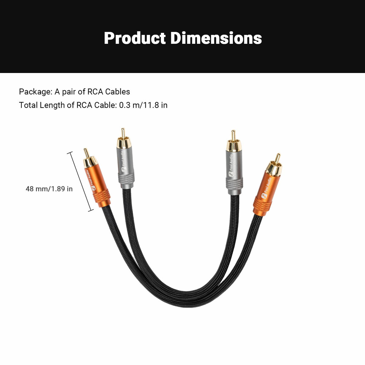 Fosi Audio packaging and label indicating product compatibility and specs