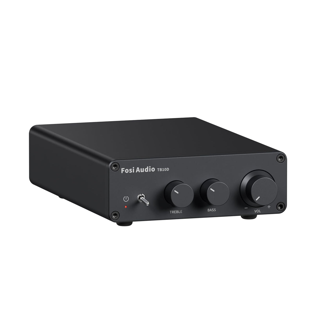 Fosi Audio TB10D front panel with control knobs for tuning