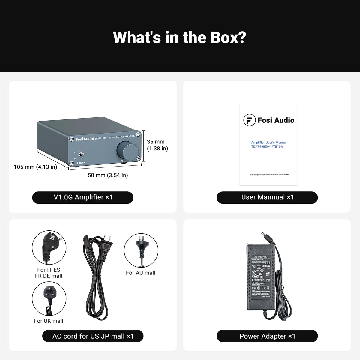 Fosi Audio V1.0G on a living room shelf driving bookshelf speakers for real-world use