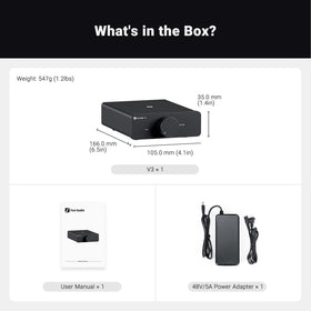 Fosi Audio V3 desktop home theater use for immersive listening.