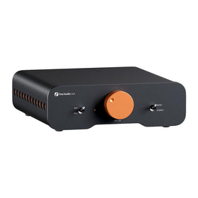 Fosi Audio ZA3 front view showing compact, desktop-ready design.