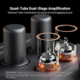 GR70 volume knob close-up, enabling precise control for comfortable listening sessions.