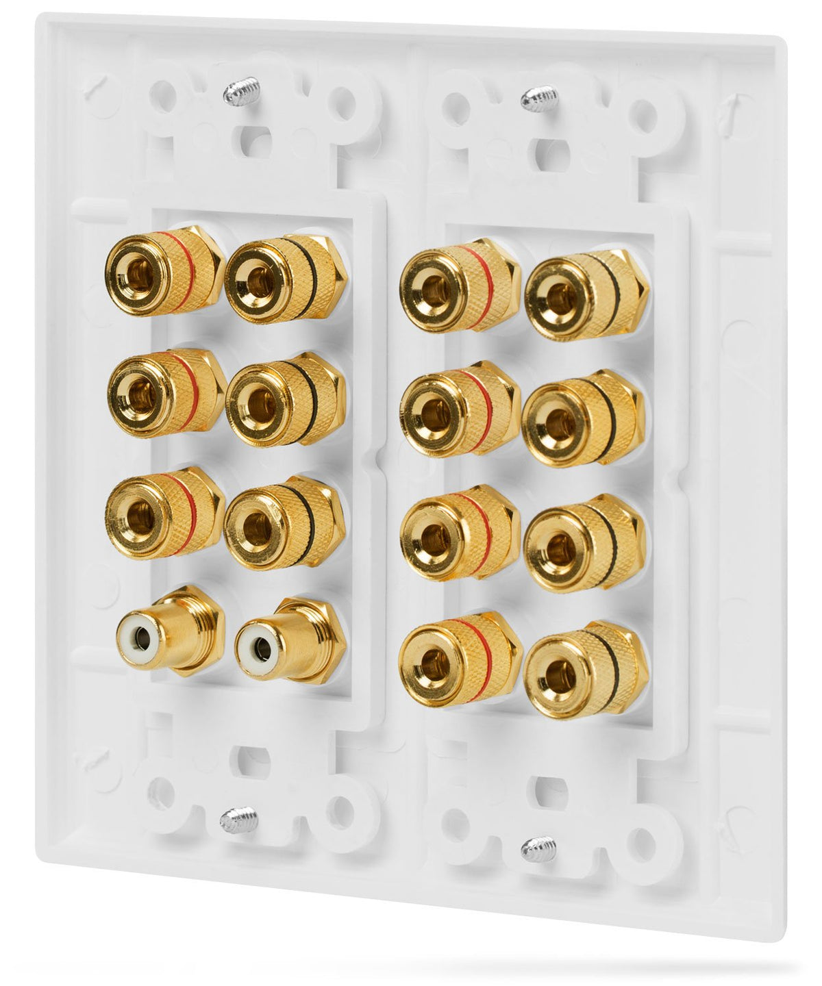 Fosmon gold-plated copper connectors resist corrosion for lasting connections.
