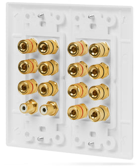 Fosmon gold-plated copper connectors resist corrosion for lasting connections.