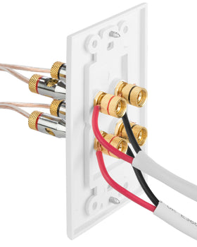 Fosmon wall plate beside tape measure and screwdriver showing size and fit